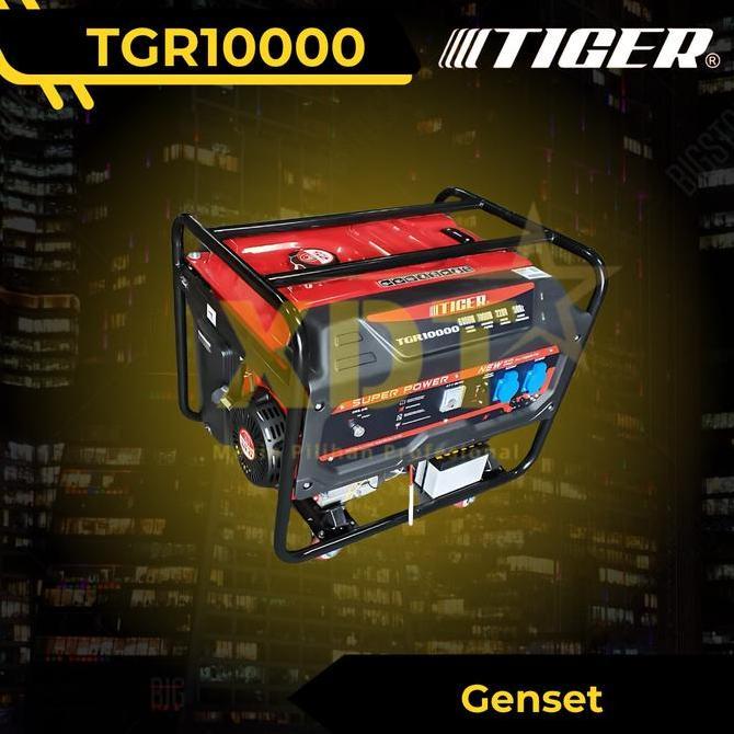 Hits Mesin Genset Bensin 6000 Watt Power Gasoline Generator Set Bensin Tiger Tgr10000 Tgr 10000
