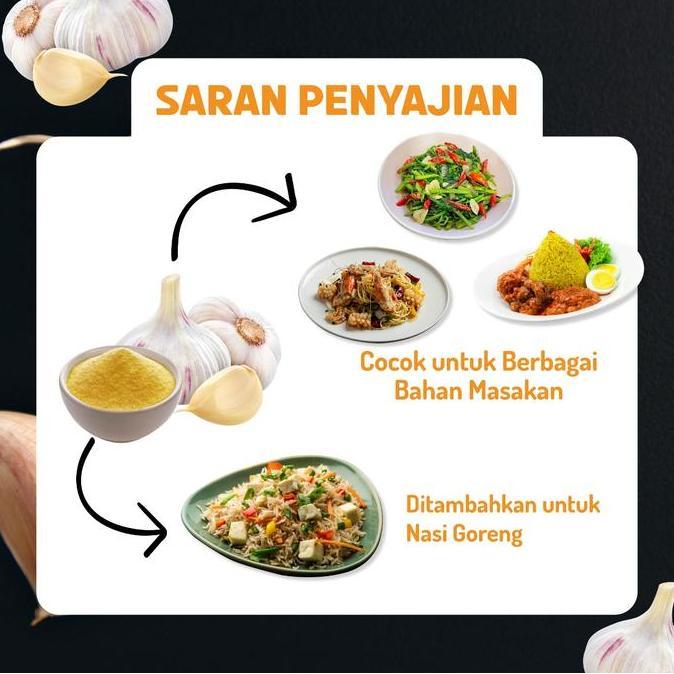Bawang Putih Bubuk | Garlic Powder | Bubuk Bawang Putih 50g