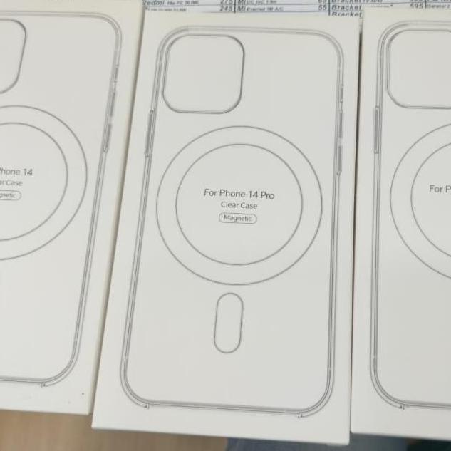 Promo Silicone Clear Case Magnetic Apple Iphone 14 Series