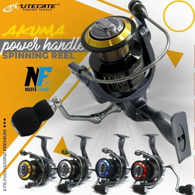HARGA DISC - Reel Utecate Akuma Ukuran Lengkap 1000 sd 6000 power handle murah