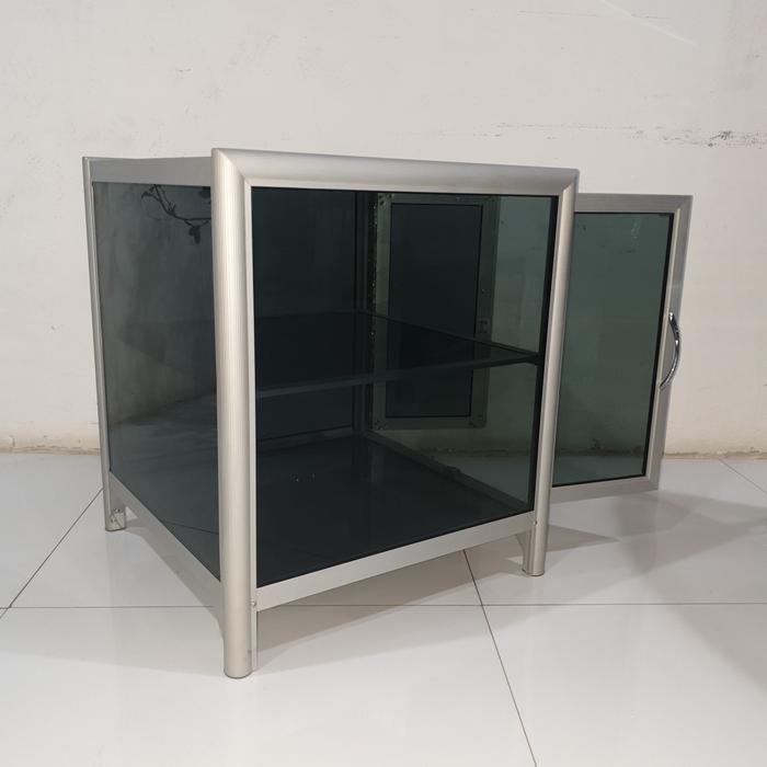LSG 735 48X48X55 s LEMARI MEJA RAK 2 SUSUN DISPENSER RAK GALON AIR MAGICOM ATAS  MEJA KUAT 50 KG LEB