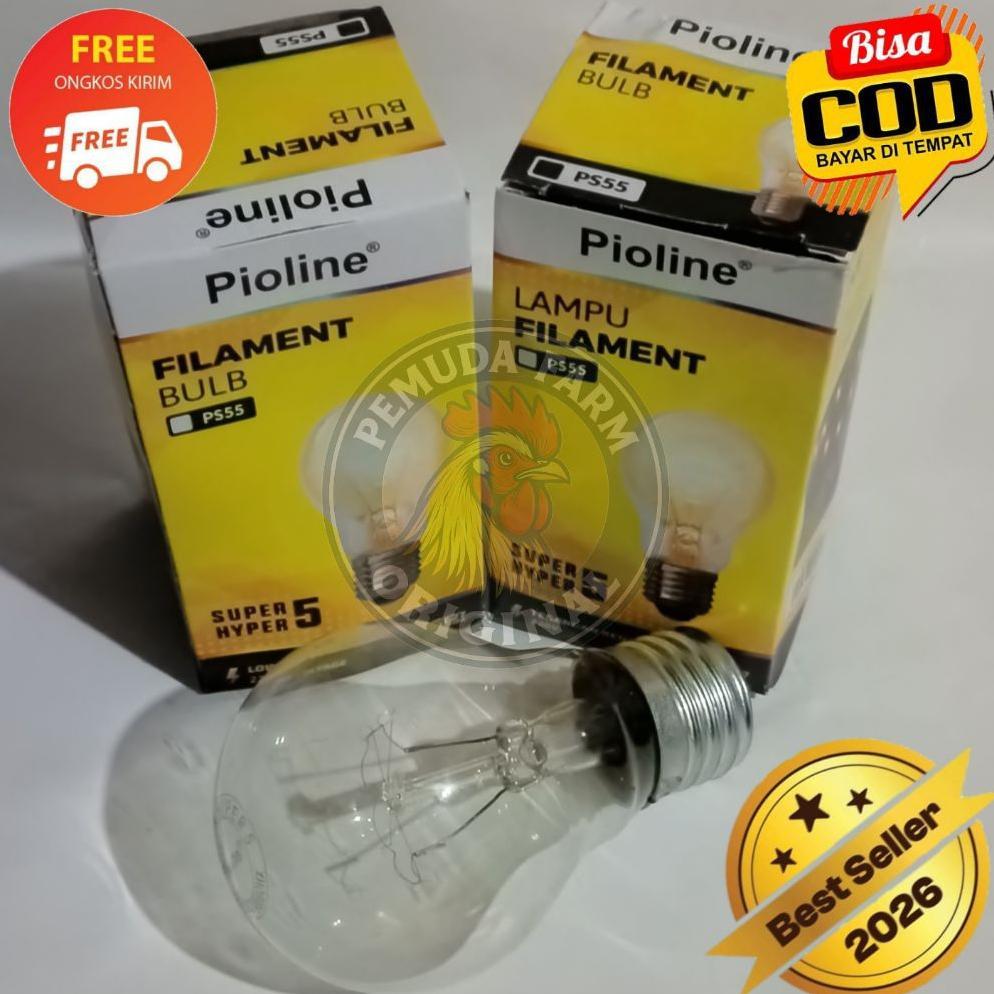 CUCI GUDANG LAMPU PIJAR UNTUK AYAM PIOLINE 5 WATT PS-55 SUPER HYPER