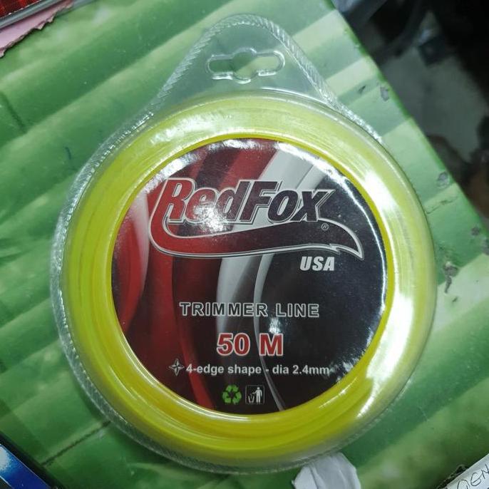 senar mesin potong rumput redfox / trimmer line kotak