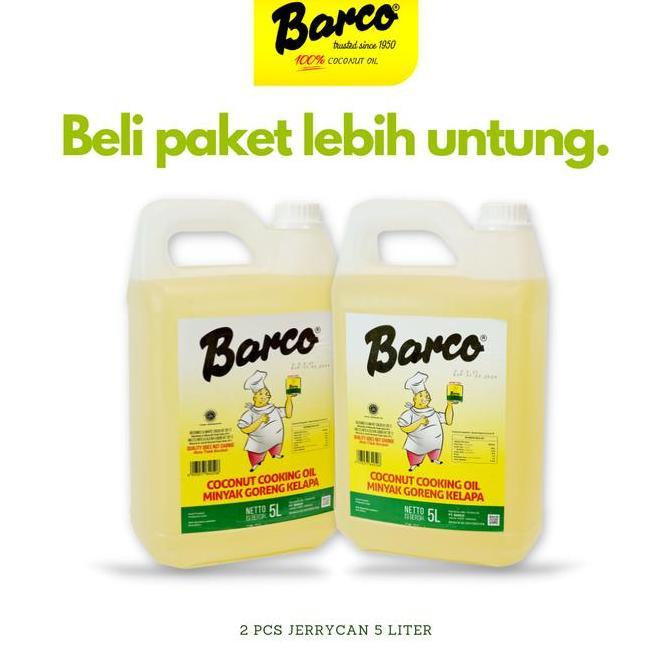 Especas- Promo Minyak Goreng Kelapa "Barco" Jerrycan 5 Ltr