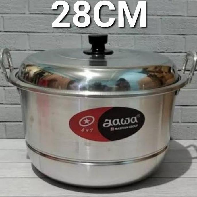 panci langseng kukusan dandang maspion jawa 28 cm