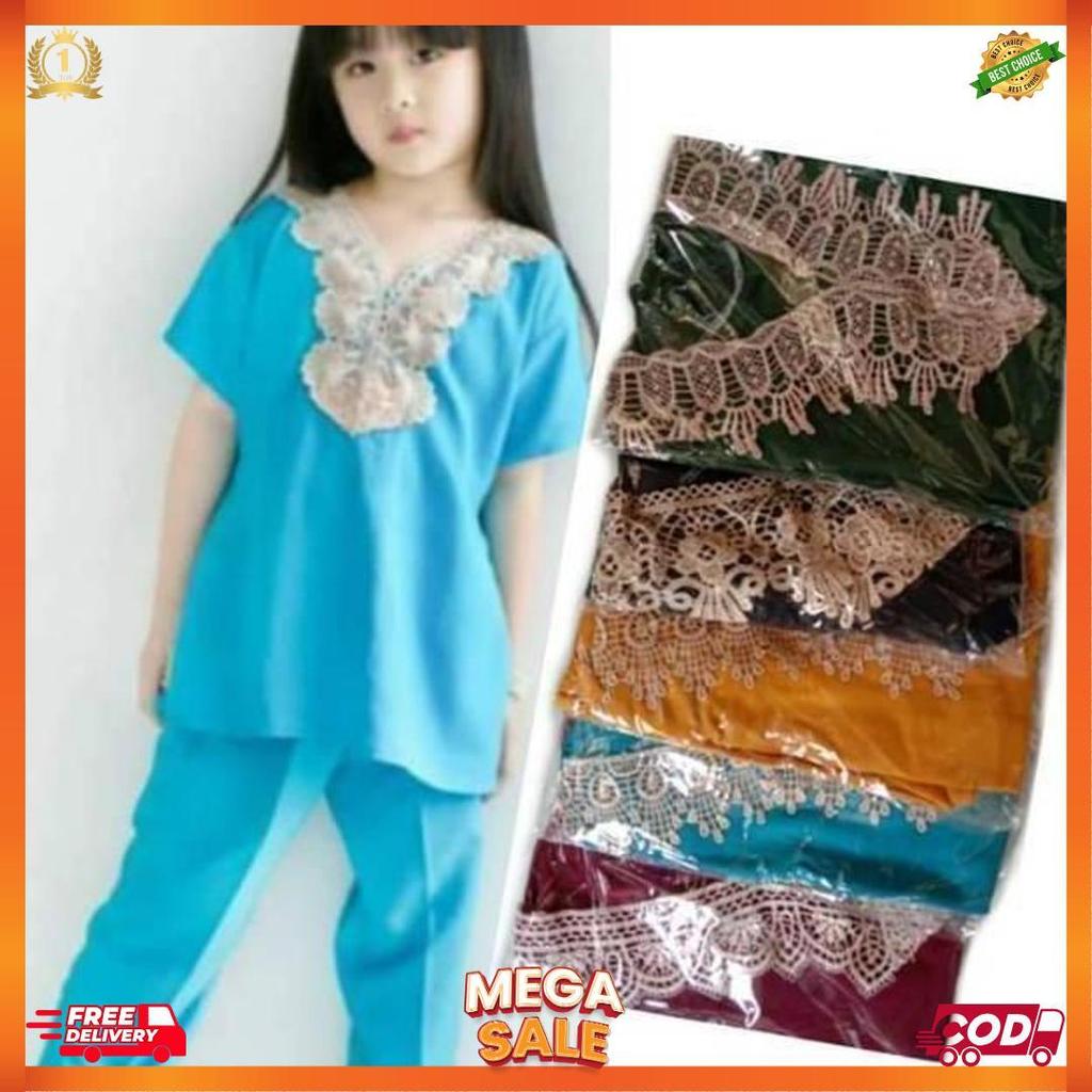 Setelan Anak Renda Arabian [L7]