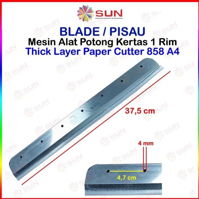 Oritatami- Spare Part Mesin Potong Kertas 1 Rim 858 / 868 A3 Dan A4 - Blade / Pisau, Alas Potong / C