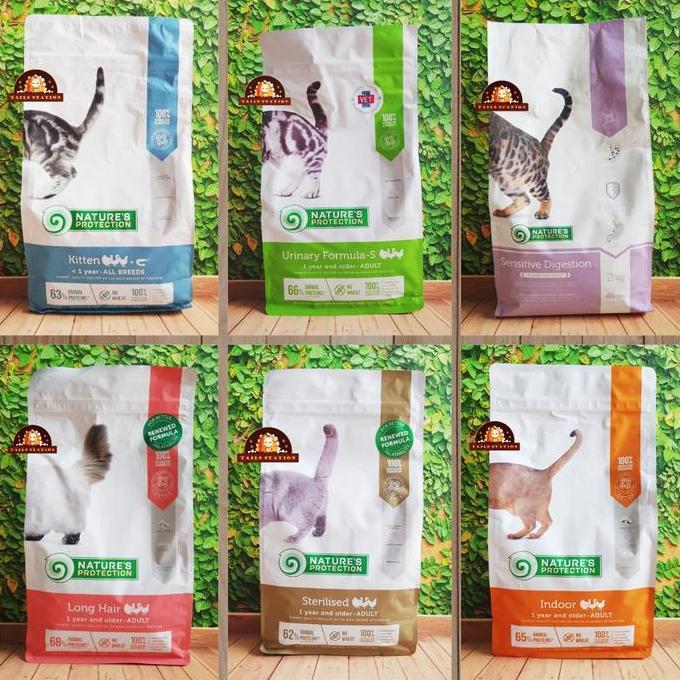 Dry Cat Food Natures Protection Kitten Adult Cat 2kg Urinary Indoor