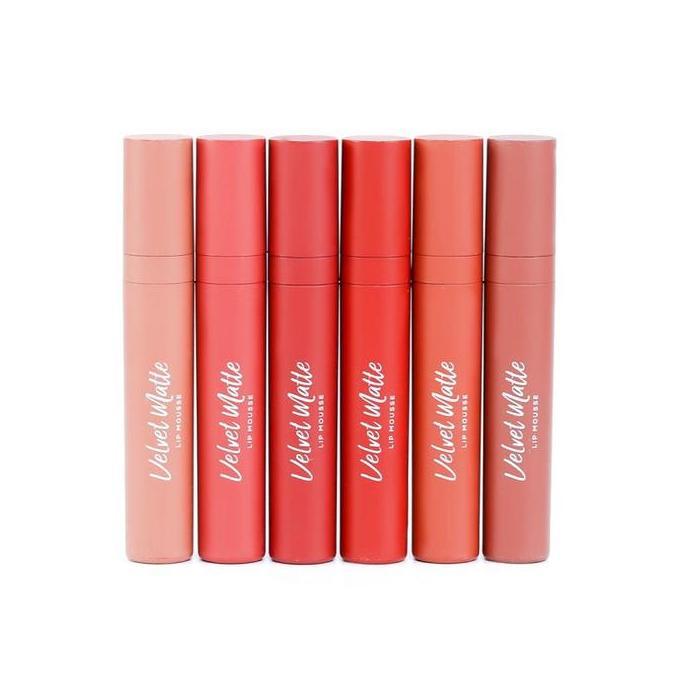 Ulipstik- Wardah Colorfit Velvet Lip Mouse | Lip Cream Colorfit