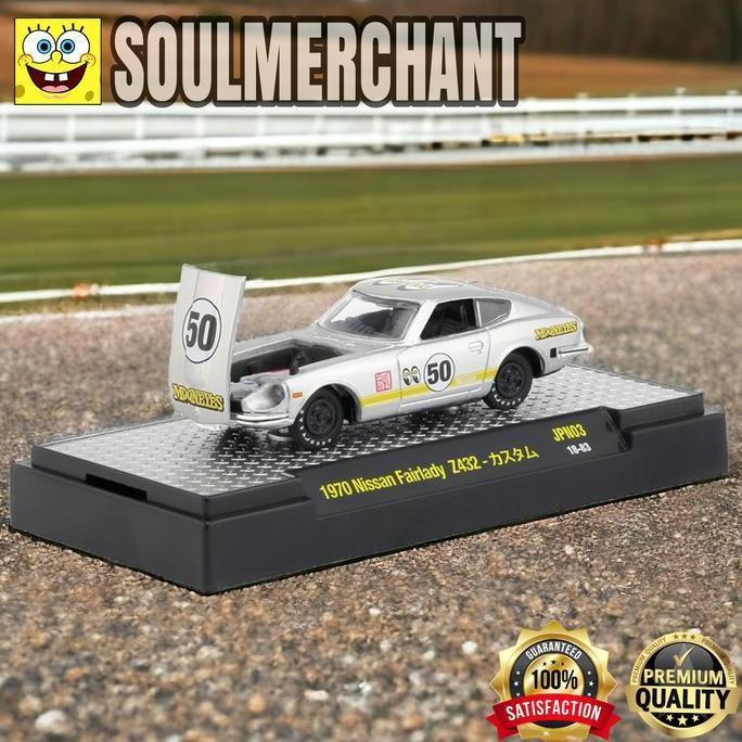 Ready M2 MOONEYES 1970 NISSAN FAIRLADY Z432 SILVER - SKYLINE M2 MACHINES