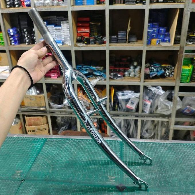 Fork 26 MTB Federal PLATINUM Classic CP Chrome Drat Ulir Head Tube Insert 22.2 Rim V Brake CP Crome 