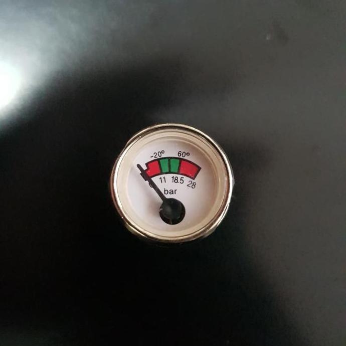 Meteran Tabung Pemadam 16 Bar. Pressure Gauge 16 Bar murah