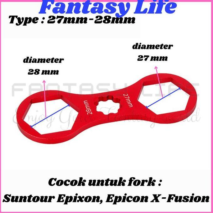 Ready Kunci Pembuka Fork Suntour XCR XCT XCM RST Epixon Epicon X-Fusion