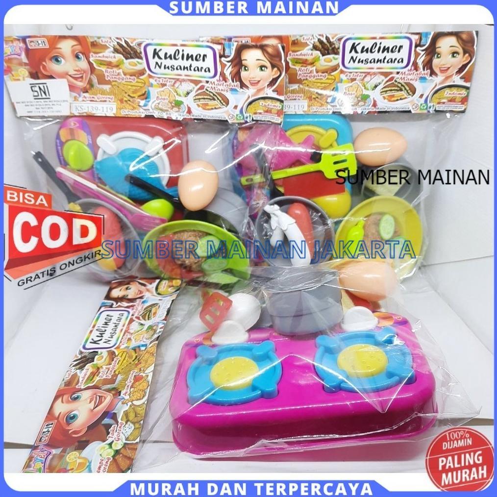 HEMAT MAINAN ANAK MASAK DAPUR SET SNI PLASTIK LENGKAP