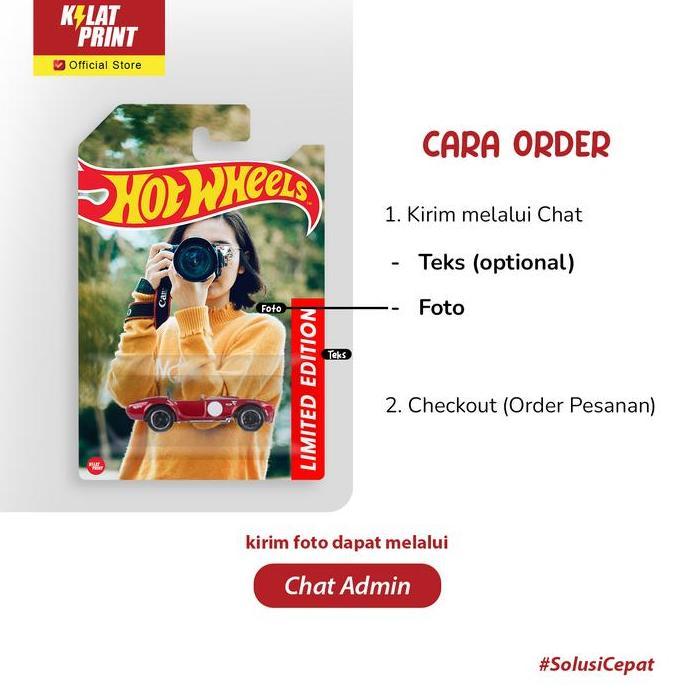Ready Hot Wheels Custom Foto Mobil Hotwheels Card Limited Edition Concept