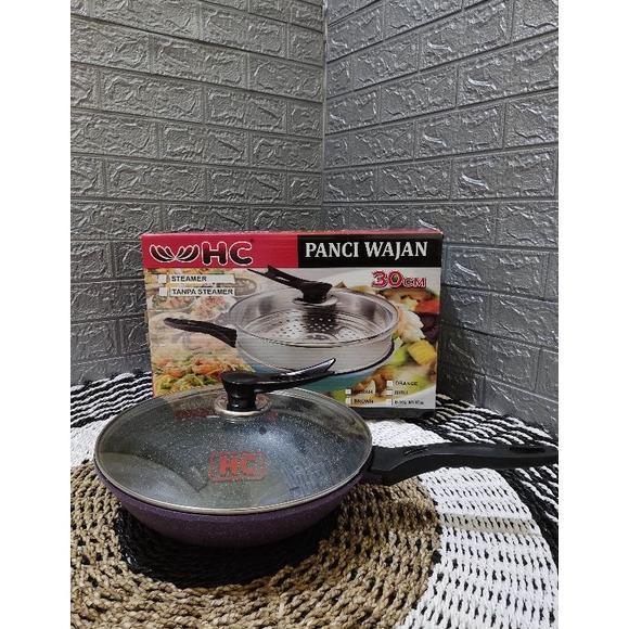 DISKON WOK PAN HC 30 CM / WAJAN KOREA / WAJAN CERAMIC HC / WAJAN GORENG