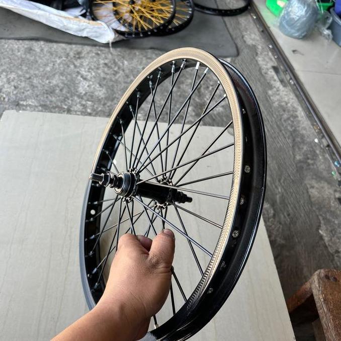 VELG sepeda 20 INCH bmx model jari besar DVS