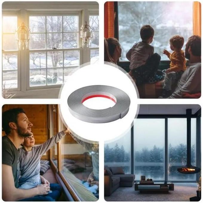 Whyxx- Silikon Penutup Celah Pintu Sliding Anti Hujan Air Angin Debu Pintu