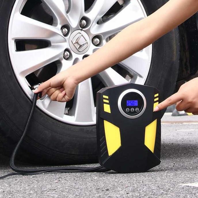 Pompa Ban Mobil Elektrik Portable Inflator Led Display ST - 5002