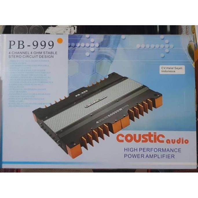 Promo POWER 4 CHANNEL COUSTIC PB999 Diskon