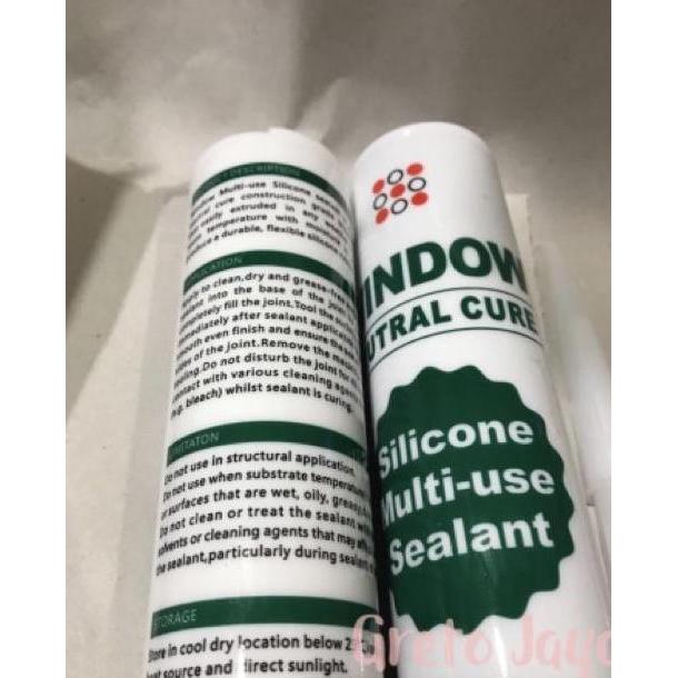 ( Window GRH ) Lem Kaca Silikon Sealant Silicone Netral Neutral WINDOW GRH Sealan Silicon