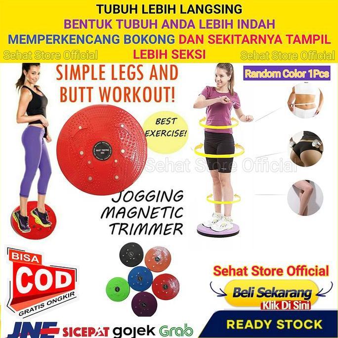 BEBAS ONGKIR - Alat Therapi Jogging Magnetic Trimmer Alat Pelangsing Tubuh Olahraga Badan Pembakar L