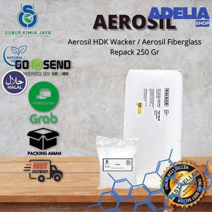 AEROSIL HDK WACKER / AEROSIL FIBERGLASS / PENGENTAL RESIN 250 GR - ADELIA SHOP