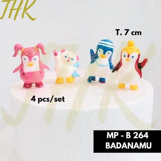 Basercell - Mp B264 - Hiasan Kue Cake Topper Patung Mainan Figurin Badanamu
