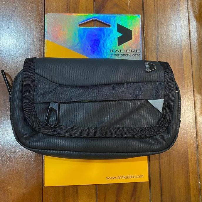 TERBARU - Tas Hp Pinggang Landscape Kalibre 928045 Phone Case Horizontal - Black