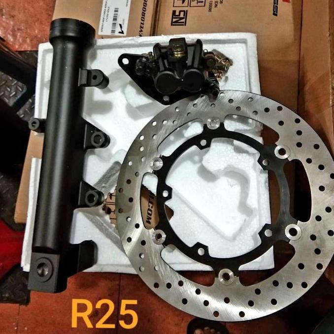 VELG VROSSI COBRA R25 / MT25 LEBAR GOLD CANDY LENGKAP SET DOUBLE DISK