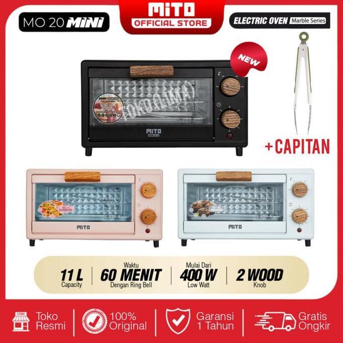 TERLARIS - Oven Mini Mito MO 20 Kapasitas 11 Liter Oven Mito Oven Kecil Listrik