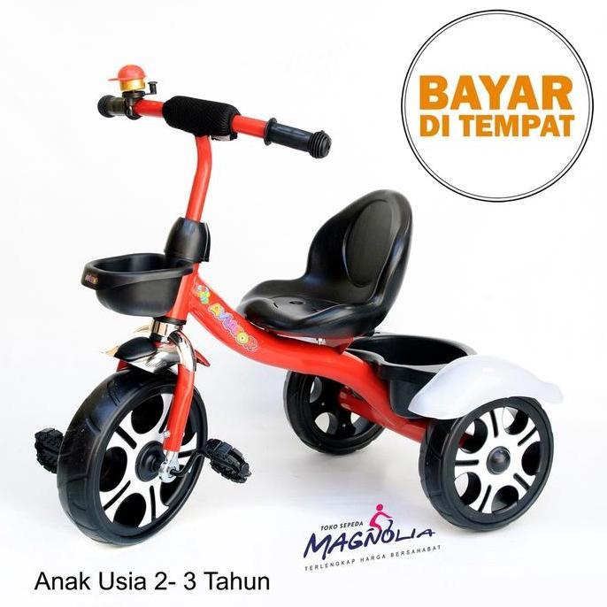 Sepeda Roda Tiga Sepeda Tricycle Aviator Anak 2 -3 Tahun Mainan Anak