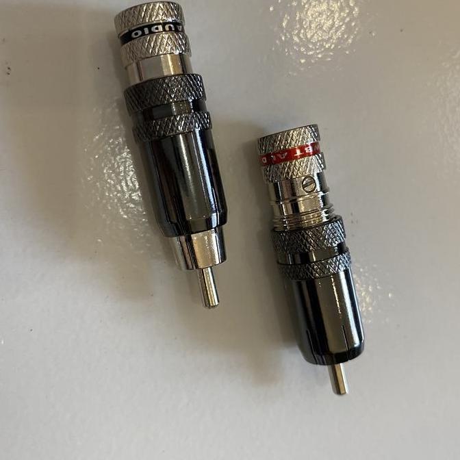 Promo Jack rca model wbt locking per 4 pcs , rca plug wbt Diskon