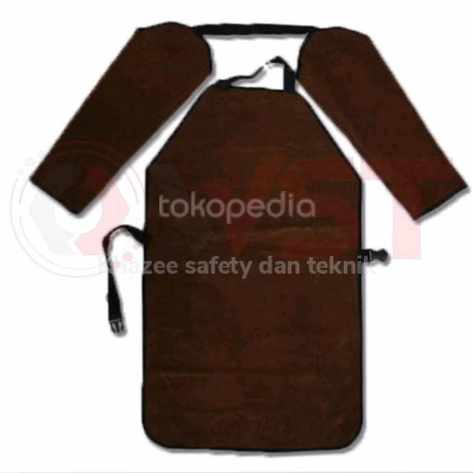 Bigwoll- Apron Las Welding Celemek / Apron Las Kulit / Apron Las Set