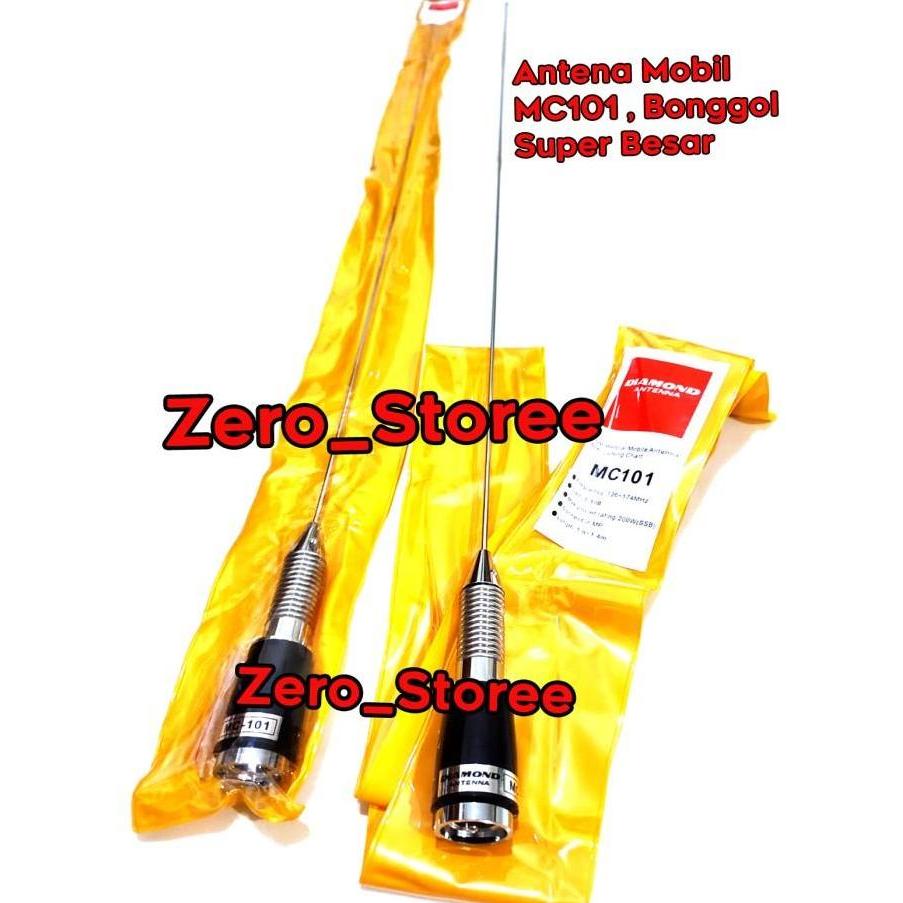 HARGA TERBAIK - Antena Mobil MC101 VHF rig Antenna panjang Pecut BKN Larsen Diamond