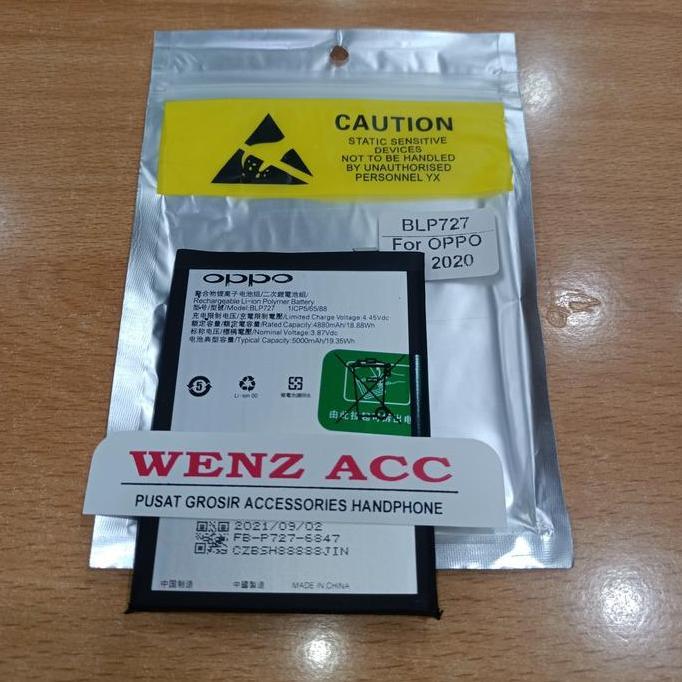 HARGA DISC - Baterai Batre Battery Oppo A9 2020 BLP 727 BLP727 BLP-727 Original