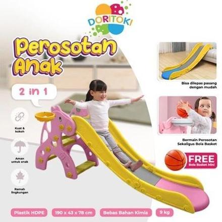 Doritoki Mainan Anak Perosotan Mobil / Mainan Perosotan / Perosotan Anak / Perosotan Mainan / Peroso