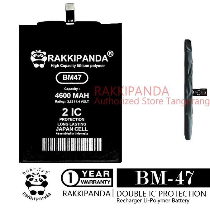 TERMURAH - Rakkipanda BM-47 for Baterai Redmi 3 3S Redmi 3 Pro Redmi 3X BM47 Double 2IC Protection