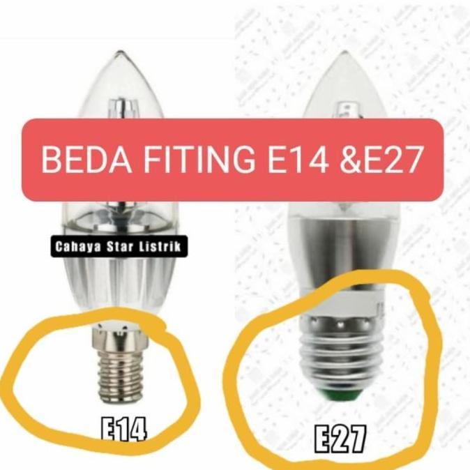 Lampu LED Candle In-Lite INCL003 4W E14 / E27