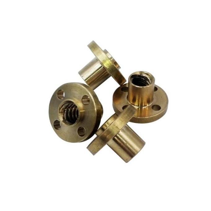 Nut T8 Lead Screw CNC 3D Printer Brass Flange