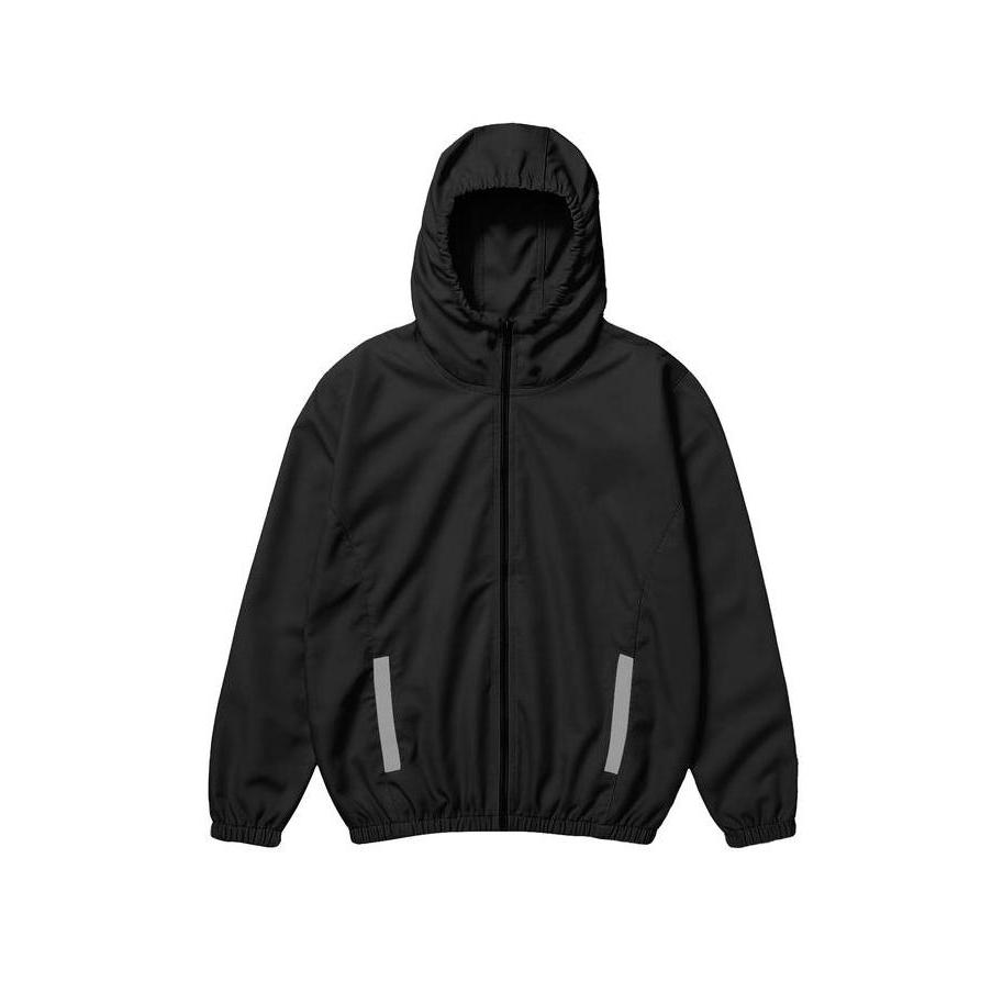 Elhaque - Jacket Parasut Pria Sauna Suit Running Waterproof Hoodie Jumbo Outdoor Pria Wanita