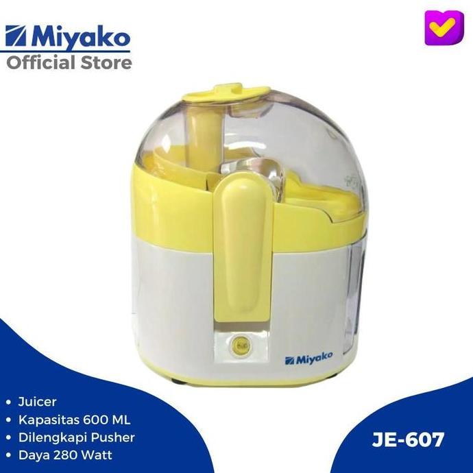 BEBAS ONGKIR - Juicer Miyako JE 607 600ml Miyako Juicer Buah Extractor Miyako JE607