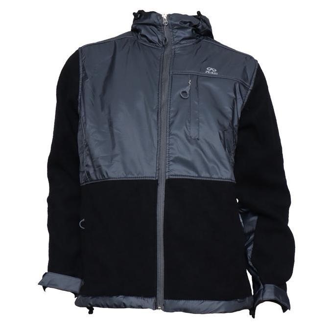 RIGI Jaket Gunung / Jaket Hiking / Jaket Pendaki Fleece Tebal Hangat / Windproof Anti Angin Pria Tri