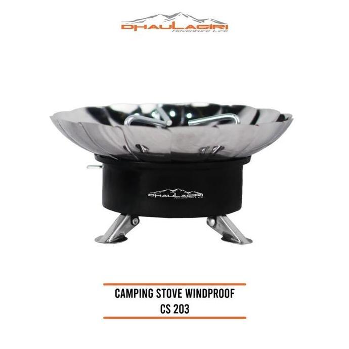Kompor Camping Windproof Dhaulagiri CS203 - Kompor Kembang CS203 Dhaulagiri Camping Stove Bunga Port