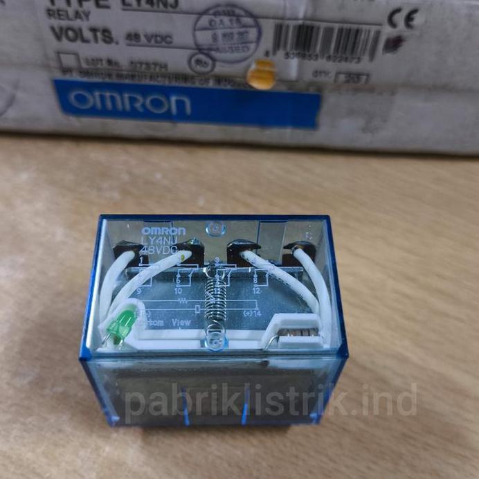 Relay Ly4N J 48Vdc 48V Dc Ly4 Original Omron Ready