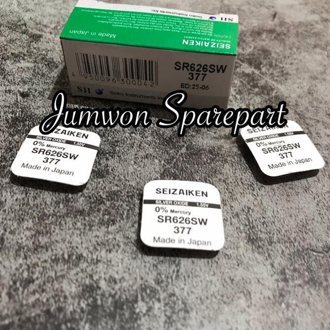 Baterai Seizaiken 377 SR626SW Original Seizaiken 377 Seizaiken 626