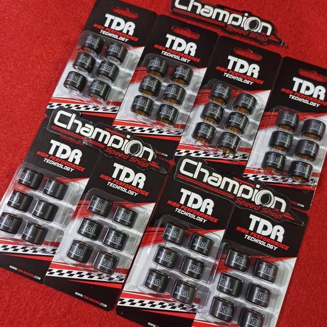 TERBARU - Roller CVT TDR Black Teflon All New Scoopy FI Prestige 2020 2021 UP