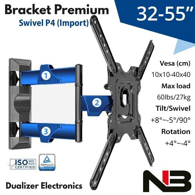 DISKON SPESIAL - Bracket Braket Breket TV Plasma LED 32 40 42 43 46 47 49 50 52 55 Inch