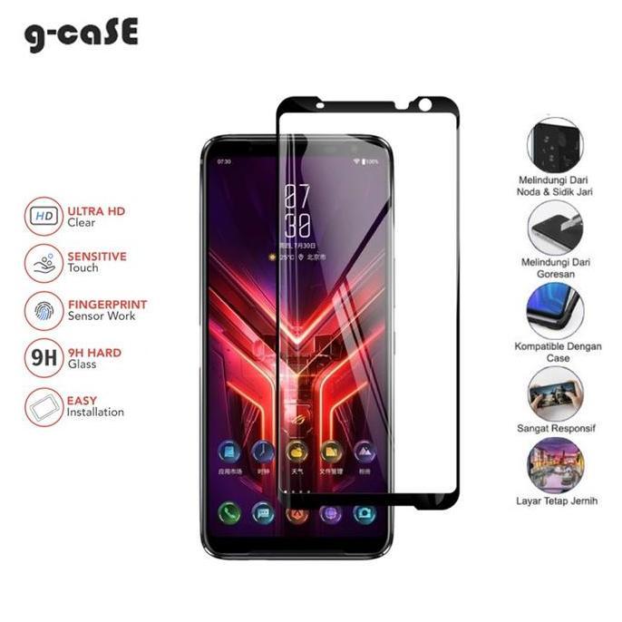G-Case To  Asus Tempered Glass Full Cover Zenfone Rog 6 6Pro 7 7Ultimate 8 8Pro 9 Pro Ultimate