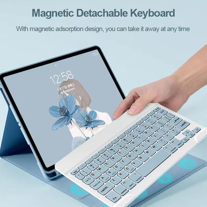 IPAD 8TH GENERATION 10.2 BOOKCOVER KEYBOARD WIRELESS WITH SPEN HOLDER